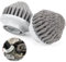 2PCS Cone Brush Heads Compatible with SYNOSHI Electric Cleaning Brush, Spin Power Scrubber Replacement Tapered Brushs, Pointed Corner Brush, Electric Cleaning Tiles Sink Floor Shower Corner and Edge