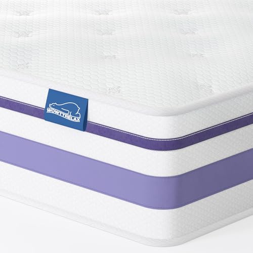 wowttrelax Single Mattress Memory Foam, 8 Inch 3ft Single Bed mattress, Medium Firm Feel Comfort Sleep, 7 Zone for Pressure & Back Pain Relief, Motion Isolation (90x190x20cm)
