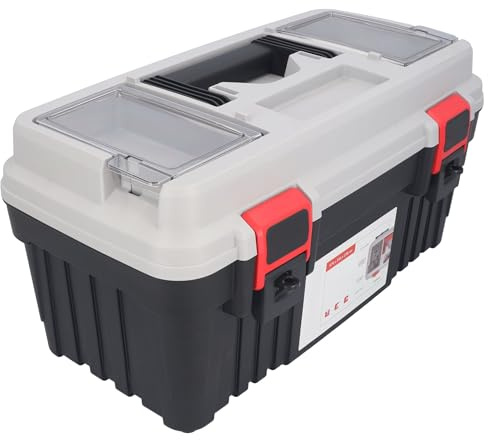 Werkzeugkoffer leer Toolbox Werkzeugbox Kiste Kasten Kunststoff 470x256x238mm