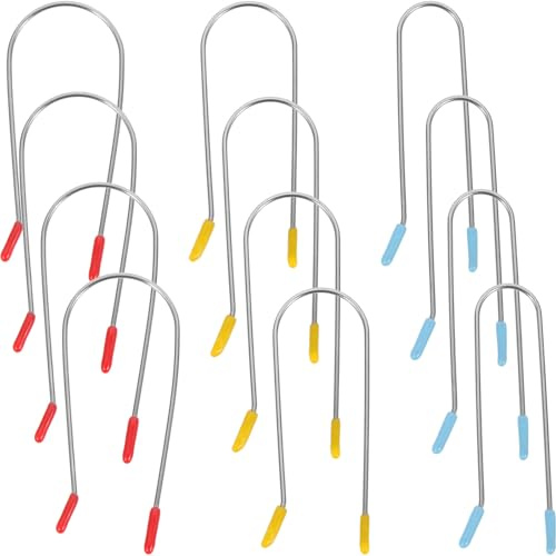 LOORGVEL 24 Pinzas de Metal para Rulos Calientes de Pelo, Soportes Seguros para Varillas de Permanente, Diseño Simple y Elegante para Uso en Casa y DIY