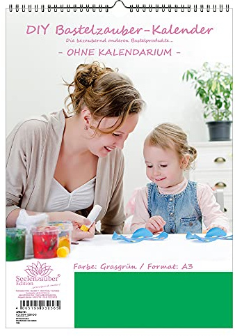 Diy Hantverk Magisk Sårkalender Att Pyssla Utan Kalender Din A3 Porträttformat Färg: Gräsgrönt - Soul Magic Fotokalender Hantverkskalender Hantverk