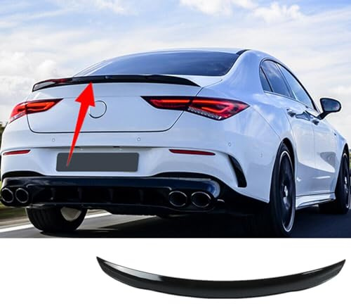 MUTUSAISI Gloss Black Rear Trunk Lip Spoiler Wing Fit for Mercedes CLA C118 CLA250 CLA35-AMG CLA45-AMG 2020 2021 2022 2023 Accessories