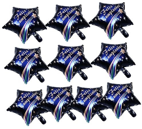 UPKOCH Set Di 18 Palloncini in Alluminio Facili Da Montare Con Chiusura Automatica Decorazioni Per Feste Di Compleanno