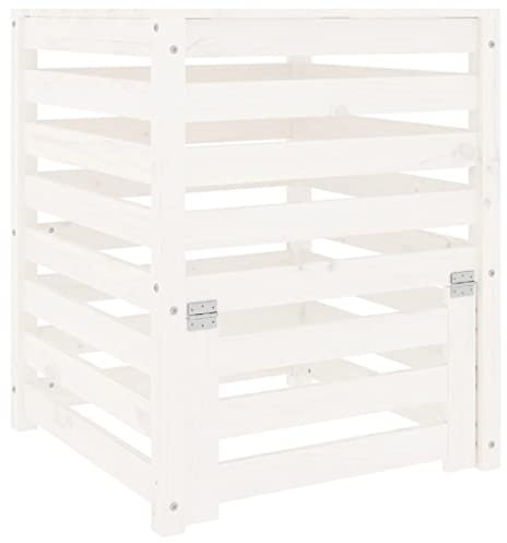 Compostador de madera maciza de pino, 63,5 x 63,5 x 77,5 cm, 823809