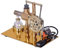 Stirlingmotor-Modellbausatz für Erwachsene und Studenten, Mini-Heißluft-Dampfmaschine, Stromgenerator mit LED, Einzylinder-Metall-Stirlingmotor, externer Verbrennungsmotor