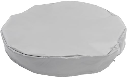 Housoutil Tapa para Barril de Lluvia de Tela Oxford 210D, Funda Protectora Ajuste Seguro, Cubierta para Tanque de Agua, Uso en Jardín y Almacén