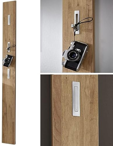 Lomadox Garderobenpaneel, Navarra Eiche, B x H x T ca. 15 x 170 x 4cm