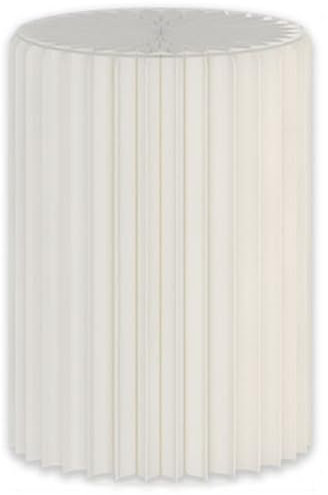 WLCNYL Pedestal de Flores de Papel Plegable Blanco para Fiestas, columnas de exhibición de cartón para Decoraciones de cumpleaños y Bodas, 30 x 40 cm