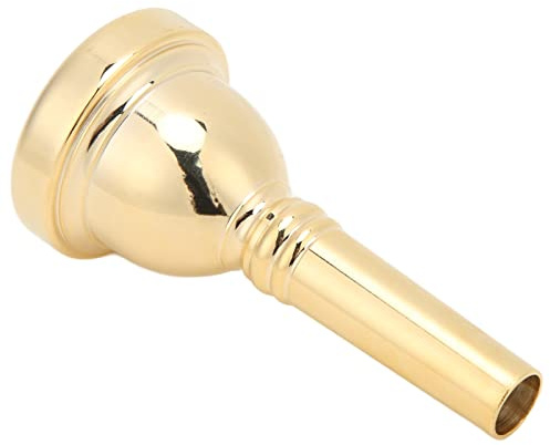 Fafeicy Embout de Trombone pour Trombone Alto, Embout en Métal de qualité Supérieure en Cuivre avec Son Stable, Installation Facile pour les Joueurs de Alto et les Musiciens (GOLD)