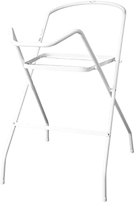 Tega Baby® Soporte para bañera de bebé de 86 cm, soporte a juego, práctico y universal, sin capazo, soporte: prémium, color blanco