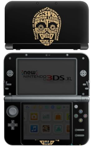 DeinDesign Skin kompatibel mit Nintendo New 3DS XL Folie Sticker Star Wars Karneval C-3PO