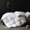 APSMILE Edredón Nórdico de Plumón 240x260cm, Plumas y Plumón de Ganso Cama 160/180-240 x 260 cm, Apto para Todas Las Estaciones Edredón Nórdico 240x260cm, 8 pestañas en Las Esquinas (Blanco,1560g)