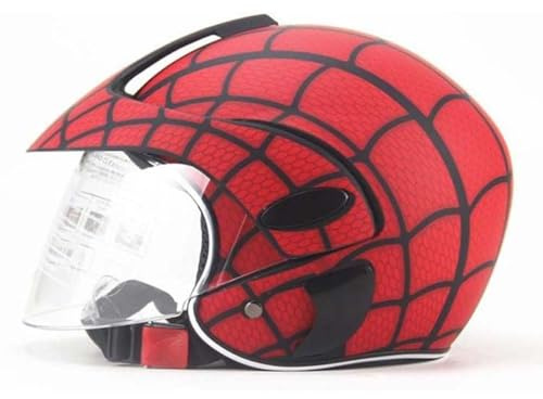 3-8 year old Red Black Kids helmets Boys' and girls', Child Lightweight Helmet MTB Bike Bicycle Skateboard Scooter Hoverboard Riding Lightweight Adjustable Breathable 48-52Cm (Matte red)