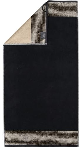 Cawö Handtücher Luxury Home Two-Tone 590 schwarz - 93
