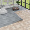 Oxdigi Suelo de PVC Con Aspecto de Madera, Vinilo Para Salón, Cocina, Balcón, Caravana, Trastero - Recortable, Revestimiento Impermeable Gris