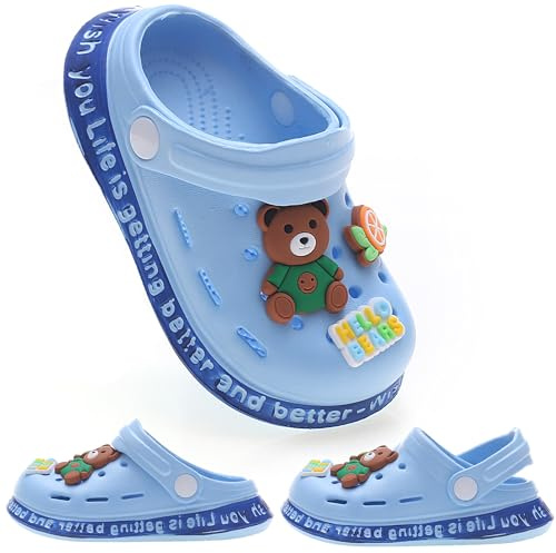 ZYLDK Sabots et Mules Enfants Sabots Pantoufles Chaussures Mixte Enfant Bébé Fille Garçon Antidérapant Eté Piscine de Jardin Clogs de Plage à Enfiler