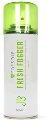 Sof Sole Fresh Fogger Shoe Deodorizer Spray | Fast-Acting Odor Eliminator for Shoes, Gym Bags, Lockers & More | Long-Lasting Fresh Scent | Safe on All Materials -200ml