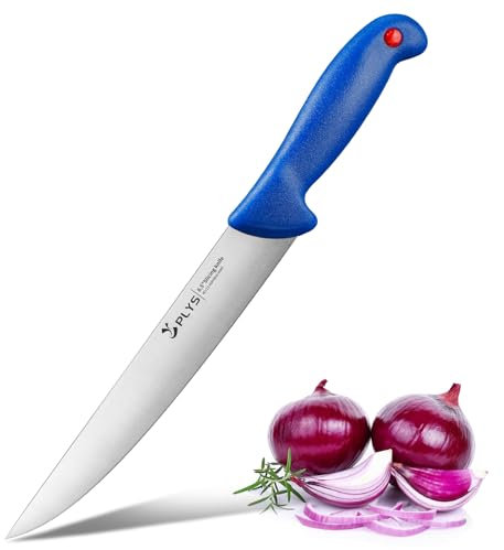 Plys Coltelli da Cucina Professionali 22.5cm Multiuso: Coltello Chef per Verdure Mannaia da Cucina