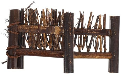 BESPORTBLE Mini Recinzione Per Bonsai Decorazione in Mini Recinzione Per Da Te Artigianato Delle Fate Casa Delle Bambole e Per Sushi