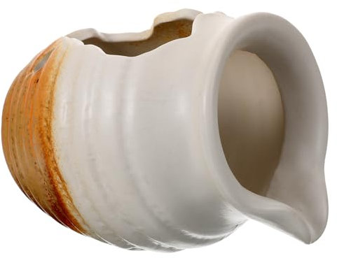 MUCKLILY Pot Céramique Décoratif Étang Statue De Carpe Fontaine à Eau pour Jardin Paysage Extérieur Pot De Cour Céramique