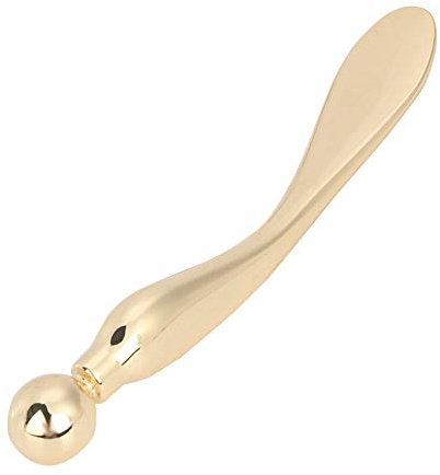 Generic Máscara Facial de Aleación de Zinc, Cuchara, Crema para Ojos, Barra de Masaje para Alivio de la Fatiga Ocular y Cuidado de la Piel, Barra de Masaje de Ojos Duradera y Segura para Hombres