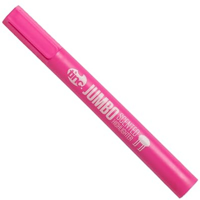 Tinc Large Novelty Highlighter | Scented Highlighters | Chisel Tip Pen | Long Lasting Highlighter | Pink,JUMHLTPK