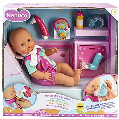 Nenuco à Mal à La Gorge - Poupée Bébé (Famosa 700015152)