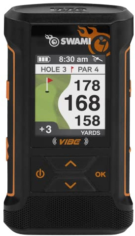 Swami Vibe Golf GPS - Golf GPS Bluetooth Speaker Combo,Lime