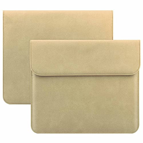 HoYiXi Housse Universelle pour 10,2'' Kindle Scribe (2024 & 2022 modèle)/10,3'' Kobo Elipsa eReader 2021/10.3'' Remarkable 2 2020/10,2'' 10,9'' iPad Étui Pochette pour 10''-11''Tablette eBook,Brun