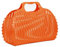 hip distribution Ay-Kasa Die originale wiederverwendbare Einkaufstasche, faltbare und zusammenklappbare Korbtasche, Jelly Bag geeignet als Einkaufstasche/Strandtasche, wasserfest (S, Orange)