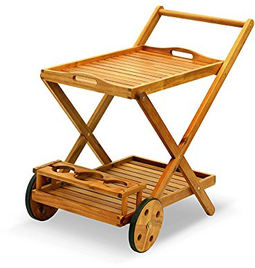 Q.bo Carrello PORTAVIVANDE in Legno di Acacia