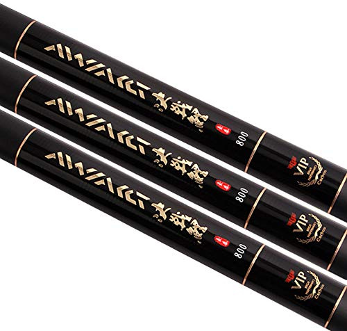 NGHSDO Angelrute 8m-13m Frischwasser-Feeder Rod Teleskop Kohlefaser Ersatzteile 4 Stück