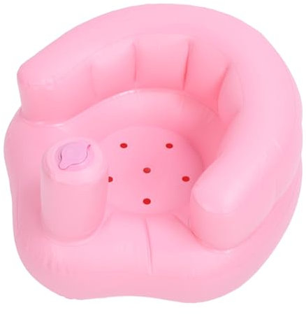 Silla Inflable para bebé, Bomba de Gas Incorporada a Prueba de Fugas, Respaldo Plegable, Asiento Inflable para bebé para Bañarse para Uso Doméstico