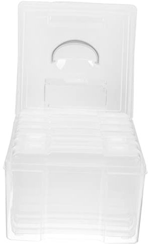 Uonlytech 1set Contenitori Trasparenti Per e Accessori Box Multi- Con Per Craft e Piccole Per Scrapbooking e Conservazione