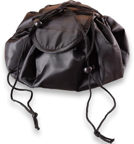 Lazy Drawstring Makeup Bags,Large Capacity Lazy Makeup Toiletry Bag,Travel Cosmetic Pouch,Portable Quick Pack Lazy Drawstring Make Up Bag,Waterproof Magic Make/up Storage Bag Perfect for Women Girls