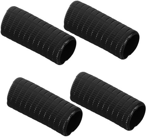 HONITANO 4pcs Bouchons en Caoutchouc pour Violoncelle, Accessoires pour Archet, Installation Facile, Prolongent la Durée de Vie, Couleur Noir, Adaptés pour Pratique et Performance
