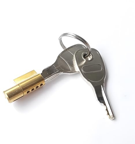 SGERUFZ 1 pièce Antivol Remorque avec 2 Clés, Compatible avec la Plupart des Remorques et Attelages, Sécurité Maximale pour Remorques