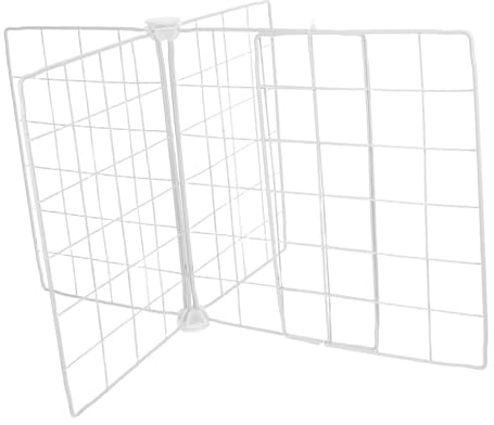 Gadpiparty Divisor de Rejilla para Congelador y Frigorífico Malla de Hierro Resistente Organizador con Buena Ventilación Fácil Instalación sin Herramientas para Almacenamiento Ordenado y