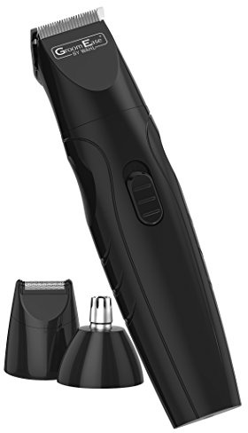 Wahl Groomease, GroomEase by Wahl Rechargeable Multigroomer, Cordless Men Grooming Tool, Beard and Body Trimmer, Three Interchangeable Heads, Four Attachment Combs, Ideal for Gym and Travel