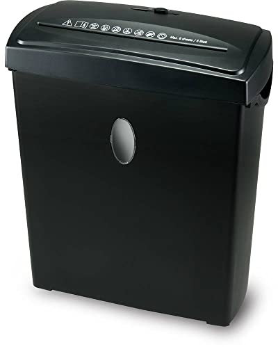 Renkforce RF-PPS-200 Aktenvernichterbehälter 6 Blatt Partikelschnitt 4 x 38 mm P-4 11 l Vernichtet auch Kreditkarte, Bü