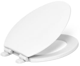 KOHLER K-25883-0 Triko Elongated Closed-Front Toilet Seat and Lid with Quiet-Close Technology, White