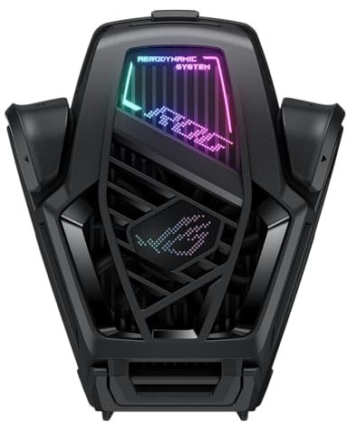 Asus ROG AeroActive Cooler X, Built-in Kickstand, 2 Physical Buttons, 3.5mm Headphone Jack