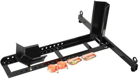 YILIKISS Motorcycle Motorbike Wheel Chock Locking Stand System 17-24 Front Wheels Steel Adjustable Fixing Tyre Holder Support for Storing and Transporting Your Motorbike