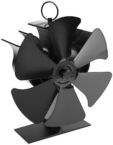 TOPPERFUN Ventilador de Térmico de Ecológico y Silencioso Distribuir sin Electricidad Baterías Estufas de Madera y Pellet