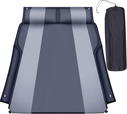 SUV Luftmatratze Auto Bett Camping Kissen Verbesserte Verdickte und Universal Auto Matratze Camping Tragbare Isomatte für Reisen Verwendung in Ihrem Auto RV Mini-Van MPV Kofferraum