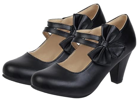 TOYANDONA Chaussures à Talons Compensés pour Femme Escarpins à Bout Ouvert Élégants Talons Hauts Épais pour Soirée