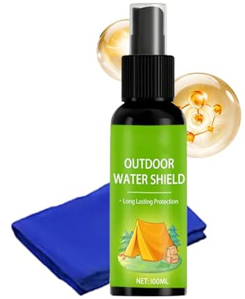 Spray impermeabilizzante per tende da campeggio - Spray protettivo Nano per tende | Protezione per capispalla resistente | per campeggio giardino cortile escursionismo viaggio prato zaino