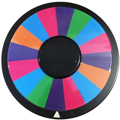 Homoyoyo Roue Fortune Double Face 8 ou 16 Cases, Roulette Tournante Personnalisable en Plastique, Accessoire Jeu de Société pour Soirées, Karaokés et Jeux D’Ambiance – 1 Pièce