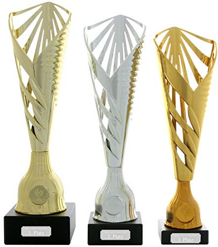 Pokal Pokal Bromberg Bronze mit Gravurplatte und Gravur