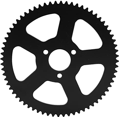 Zunate Corona Posteriore della Catena, 25H 68T 26mm Ruota dentata di Ricambio per pignone Posteriore in Acciaio Nero per moto ATV Go-Kart